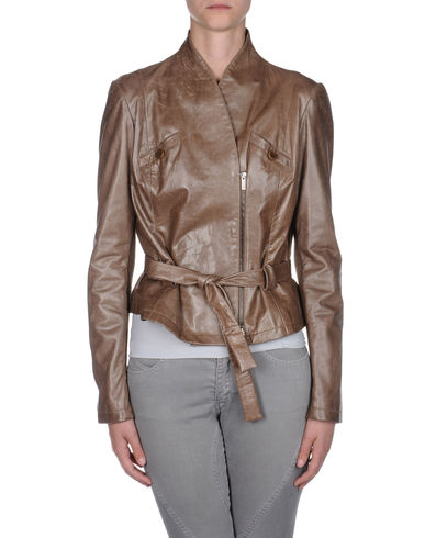 ZOOM ARMANI COLLEZIONI - Leather outerwear