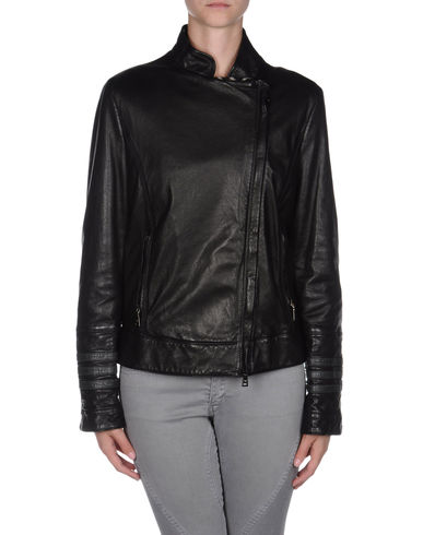 ZOOM EMPORIO ARMANI - Leather outerwear