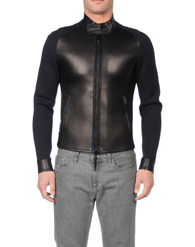 ZOOM EMPORIO ARMANI - Leather outerwear