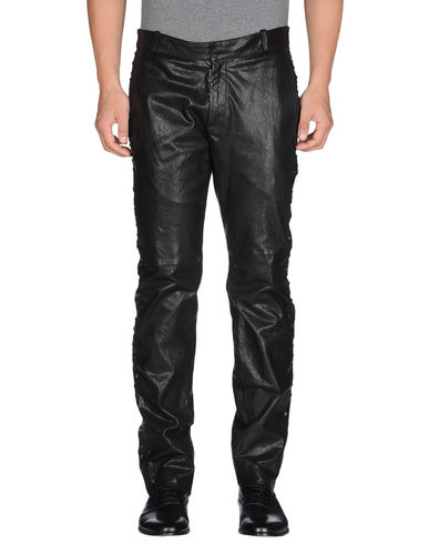ZOOM EMPORIO ARMANI - Leather trousers