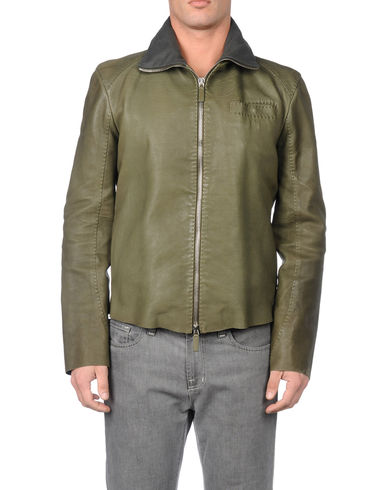 ZOOM EMPORIO ARMANI - Leather outerwear