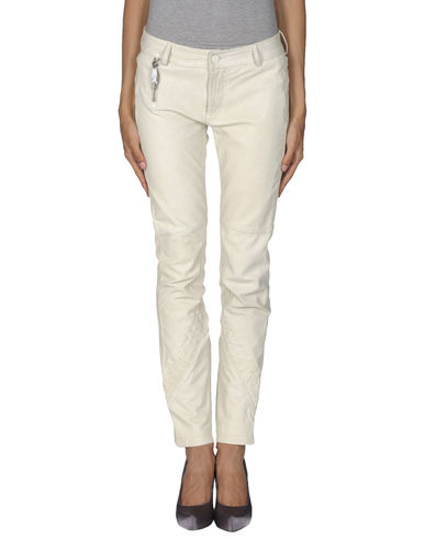 ZOOM DIESEL BLACK GOLD - Leather pants