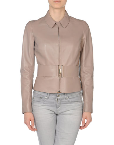 ZOOM VALENTINO - Leather outerwear