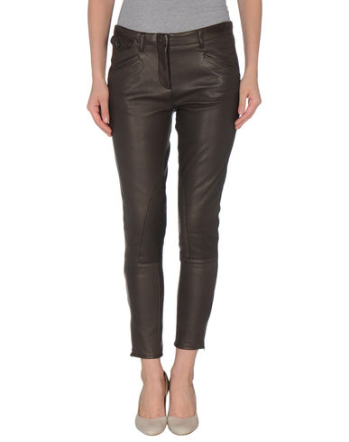 ZOOM DINOU - Leather pants