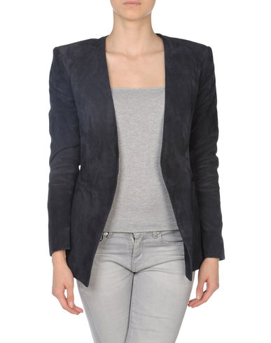 ZOOM BALMAIN - Leather outerwear