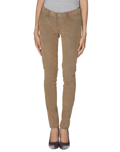 ZOOM GOLD SIGN - Leather pants