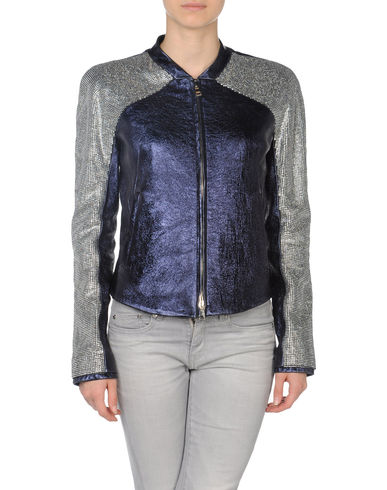 ZOOM BALMAIN - Leather outerwear
