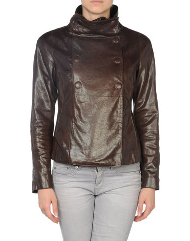 ZOOM EMPORIO ARMANI - Leather outerwear