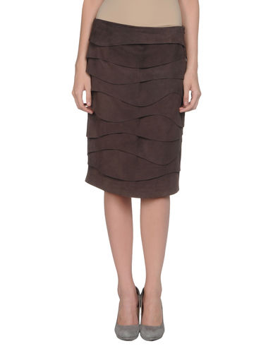 ZOOM ESCADA - Leather skirt