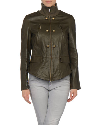 ZOOM STEFANEL - Leather outerwear