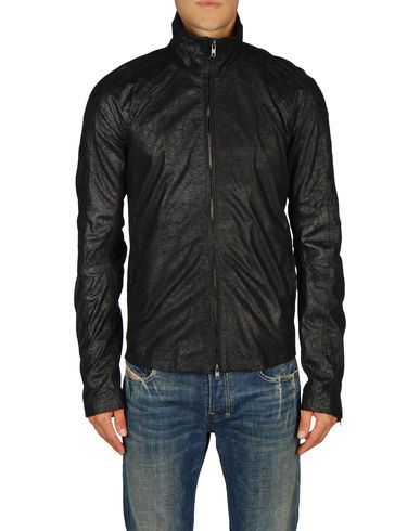 ZOOM DIESEL BLACK GOLD - Leather outerwear