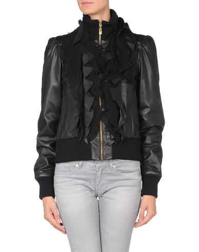 ZOOM CLASS ROBERTO CAVALLI - Leather outerwear