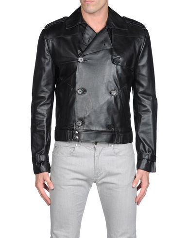 ZOOM LES HOMMES - Leather outerwear