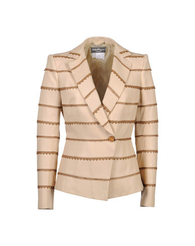 ZOOM SALVATORE FERRAGAMO - Leather outerwear
