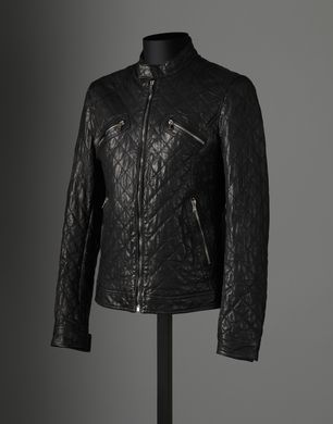 BLOUSON EN NAPPA CAPITONNÉ - Pardessus en cuir - Dolce&Gabbana - Hiver 2014 BLOUSON EN NAPPA CAPITONNÉ - Pardessus en cuir - Dolce&Gabbana - Hiver 2014