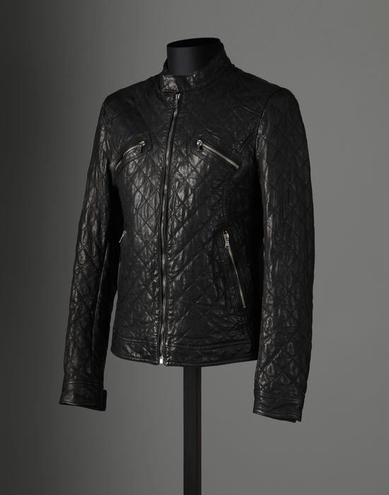 BLOUSON EN NAPPA CAPITONNÉ - Pardessus en cuir - Dolce&Gabbana - Hiver 2014 BLOUSON EN NAPPA CAPITONNÉ - Pardessus en cuir - Dolce&Gabbana - Hiver 2014