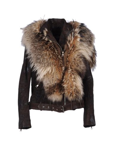 ZOOM BALMAIN - Leather outerwear