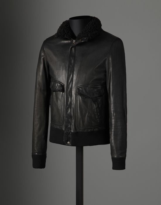 BUFFALO LEATHER JACKET
- Leather outerwear - Dolce&Gabbana - Winter 2014 BUFFALO LEATHER JACKET
- Leather outerwear - Dolce&Gabbana - Winter 2014