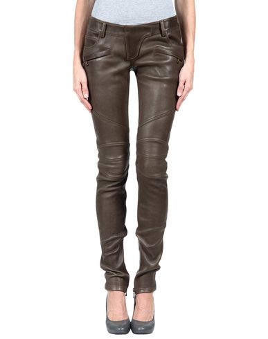 ZOOM BALMAIN - Leather pants