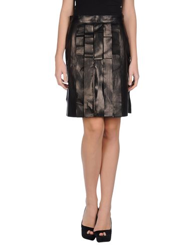 ZOOM FENDI - Leather skirt