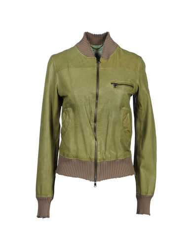 ZOOM GOLD CASE - Leather outerwear