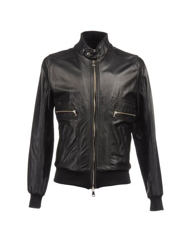 ZOOM GREY DANIELE ALESSANDRINI - Leather outerwear