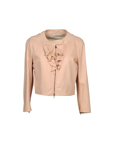 ZOOM MIU MIU - Leather outerwear
