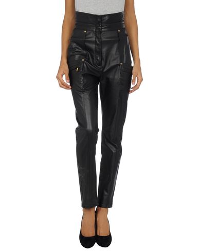 ZOOM BALMAIN - Leather trousers