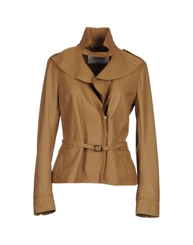 ZOOM VALENTINO - Leather outerwear