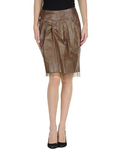 ZOOM TWIN-SET Simona Barbieri - Leather skirt
