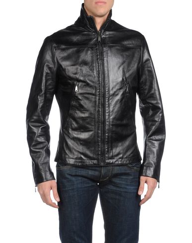ZOOM VERSACE JEANS COUTURE - Leather outerwear