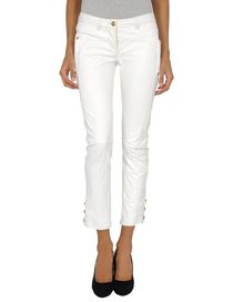 BALMAIN - Leather trousers
