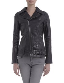 Y-3 - Leather outerwear