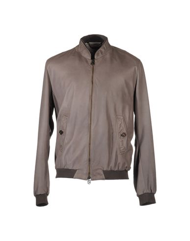 ZOOM GREY DANIELE ALESSANDRINI - Leather outerwear