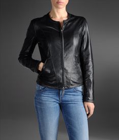 EMPORIO ARMANI - Blouson en cuir