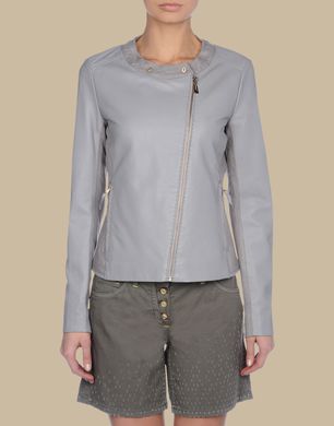 TJ TRUSSARDI JEANS - Leather outerwear