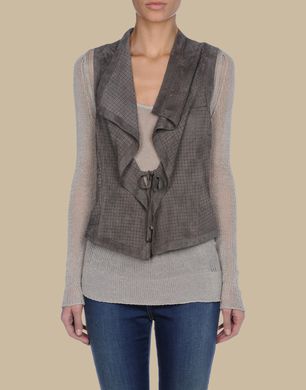 TJ TRUSSARDI JEANS - Leather outerwear