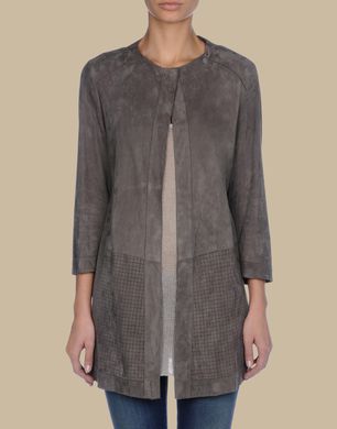 TJ TRUSSARDI JEANS - Leather outerwear