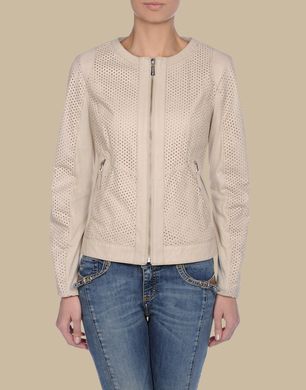 TJ TRUSSARDI JEANS - Leather outerwear