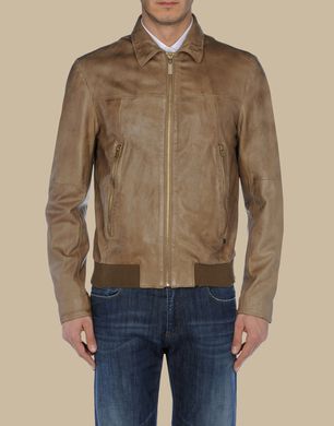 TJ TRUSSARDI JEANS - Capospalla pelle