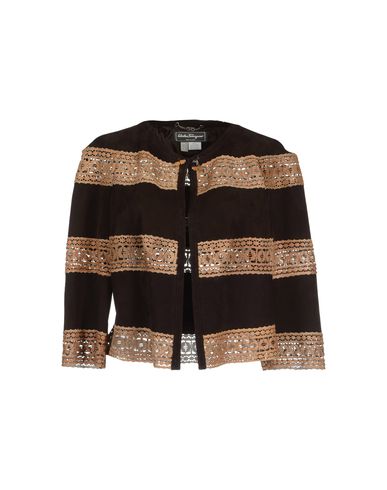 ZOOM SALVATORE FERRAGAMO - Leather outerwear