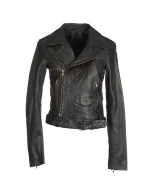 DIESEL BLACK GOLD - Leather outerwear
