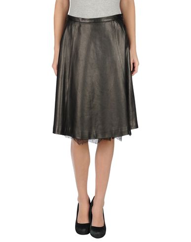 ZOOM VALENTINO - Leather skirt