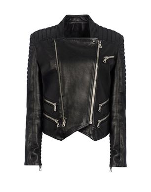 Leather outerwear Women's - BALMAIN
