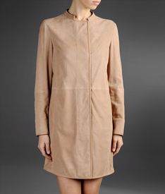 EMPORIO ARMANI - Manteau en cuir