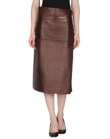 ZOOM CÉLINE - Leather skirt
