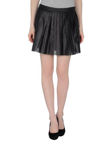 ZOOM THEORY - Leather skirt