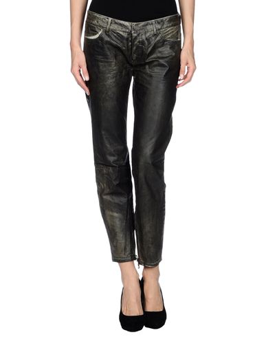 ZOOM COSTÀ NOIR - Leather pants