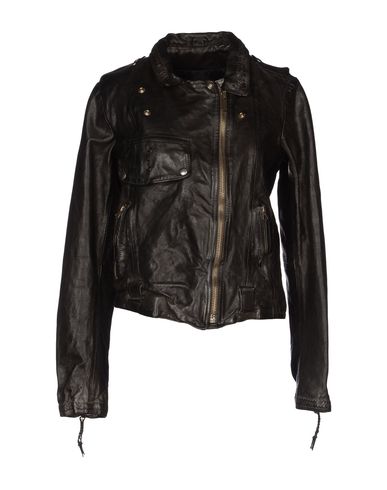 ZOOM GOLDEN GOOSE - Leather outerwear