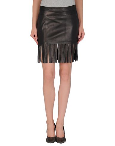 ZOOM BLUMARINE - Leather skirt